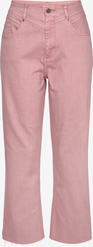 LASCANA Jeans in Pink: front