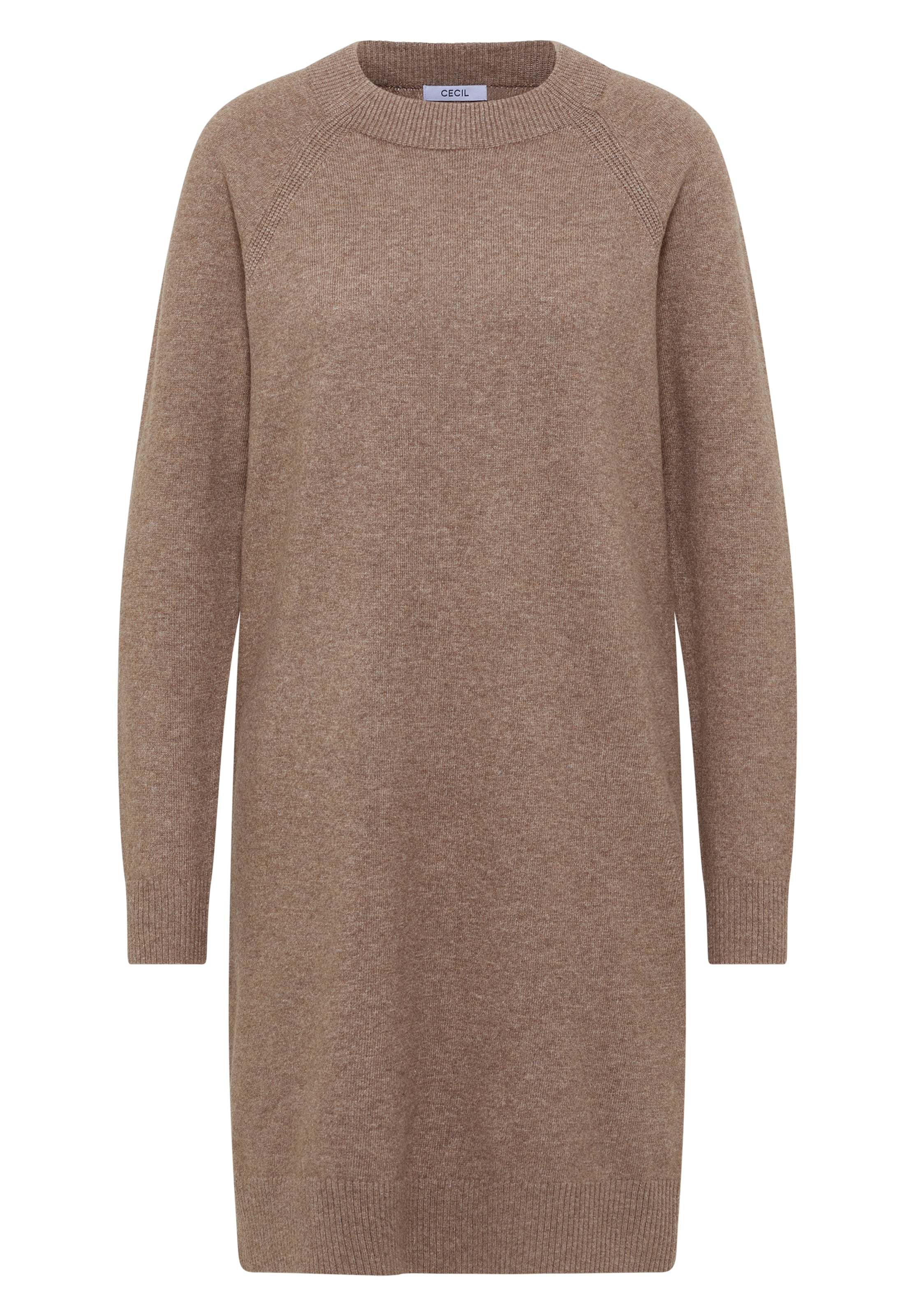 CECIL Knitted dress in Grey: front