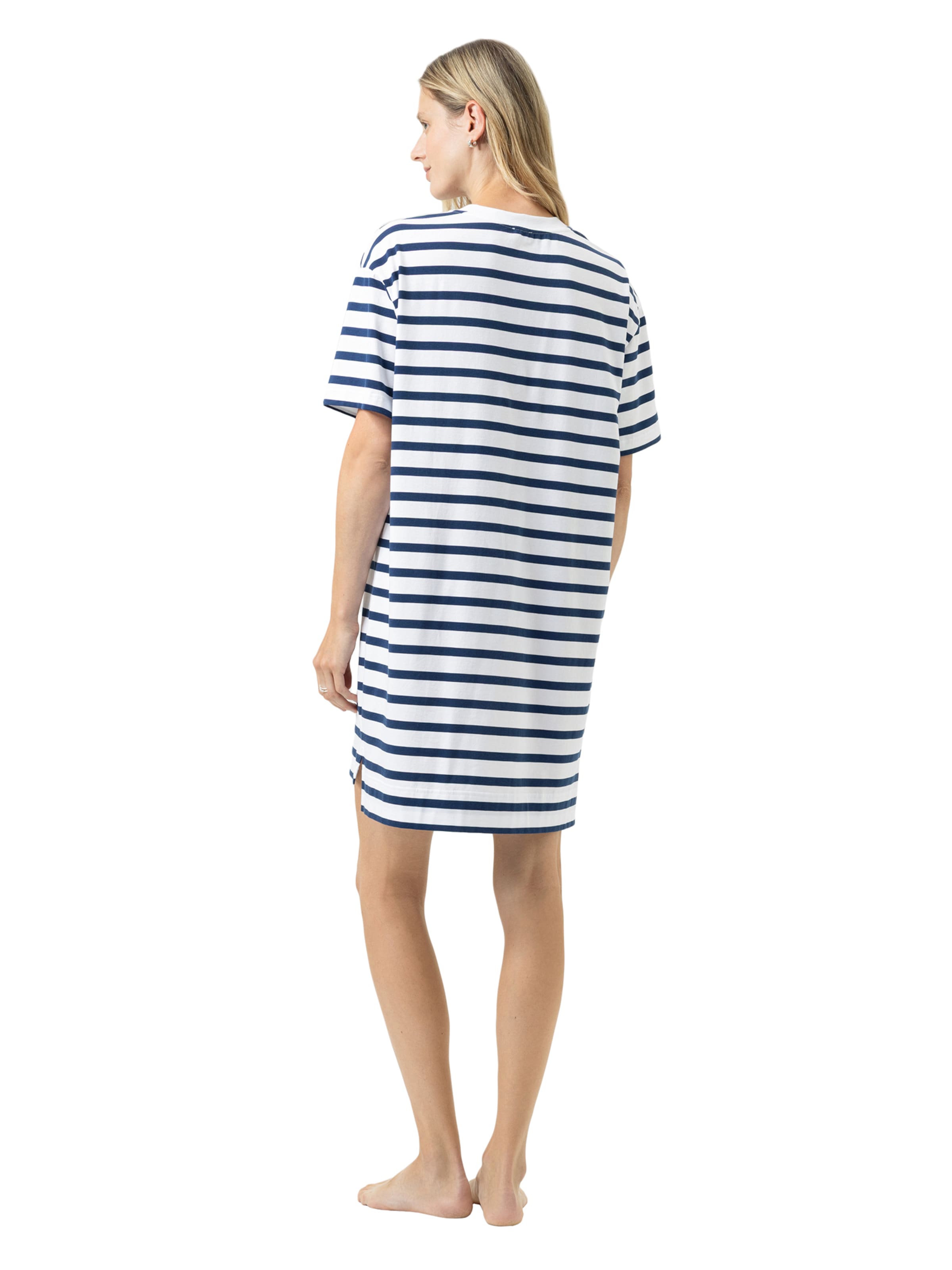 Chemise de nuit 'Breezy Stripes' Mey en bleu
