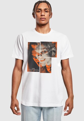 ABSOLUTE CULT Shirt 'The Lost Boys - Squares' in Wit: voorkant