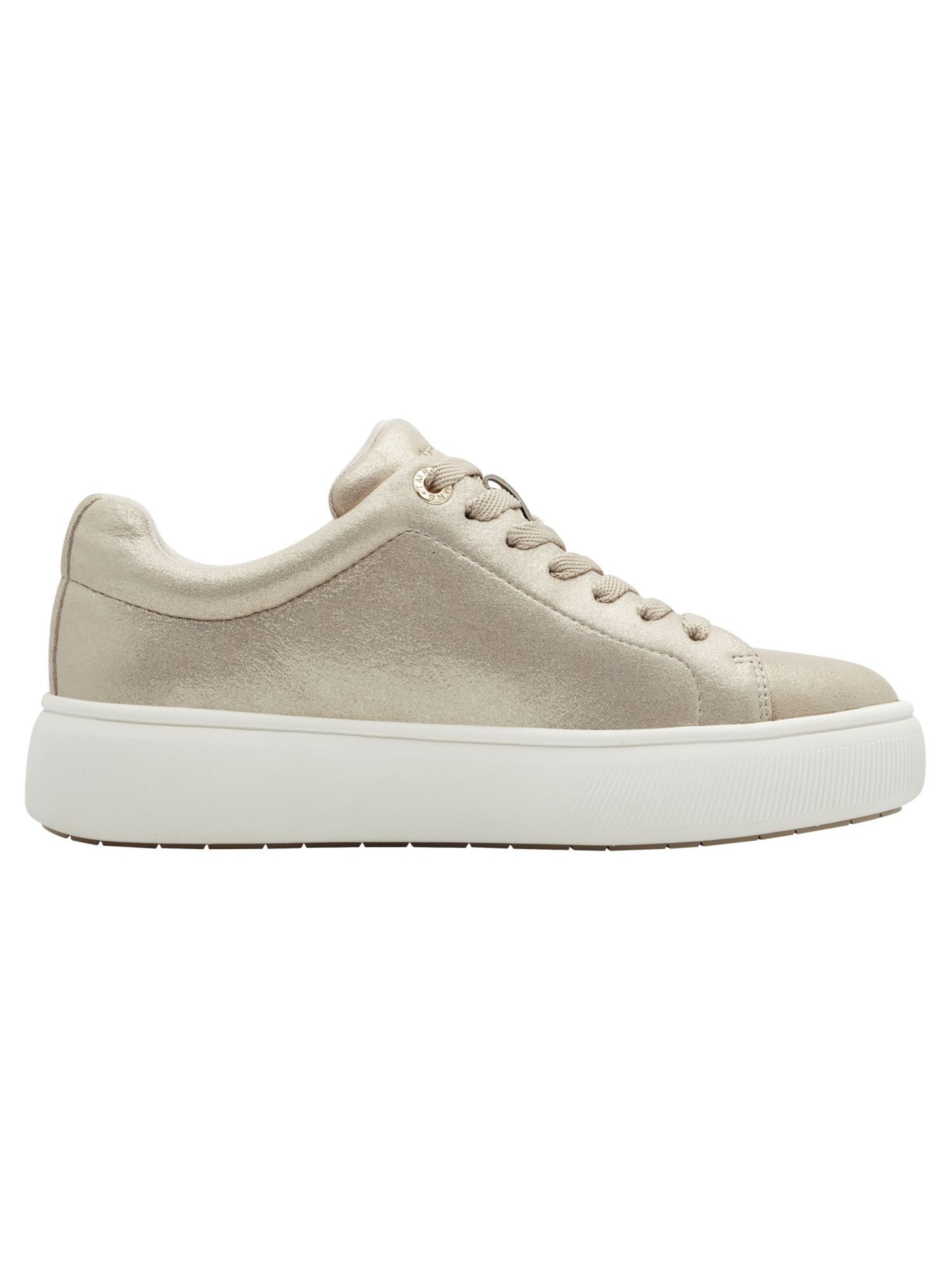 Tamaris Platform trainers in Beige