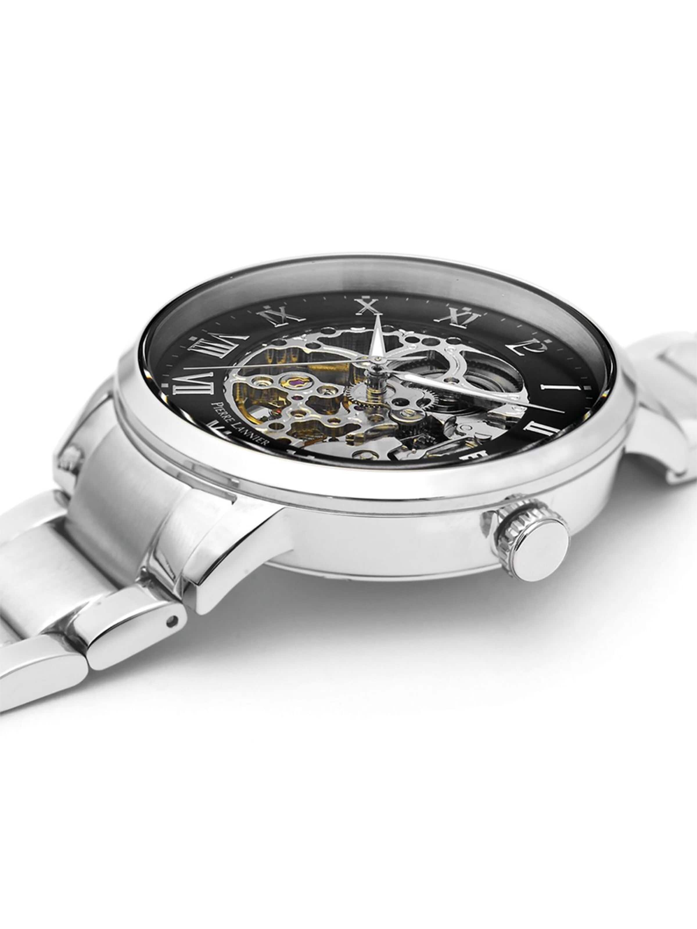 Pierre Lannier Analoog horloge 'Automatic watch Automatic' in Zwart