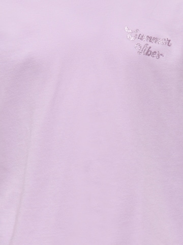 ONLY GIRLS Футболка в Лиловый