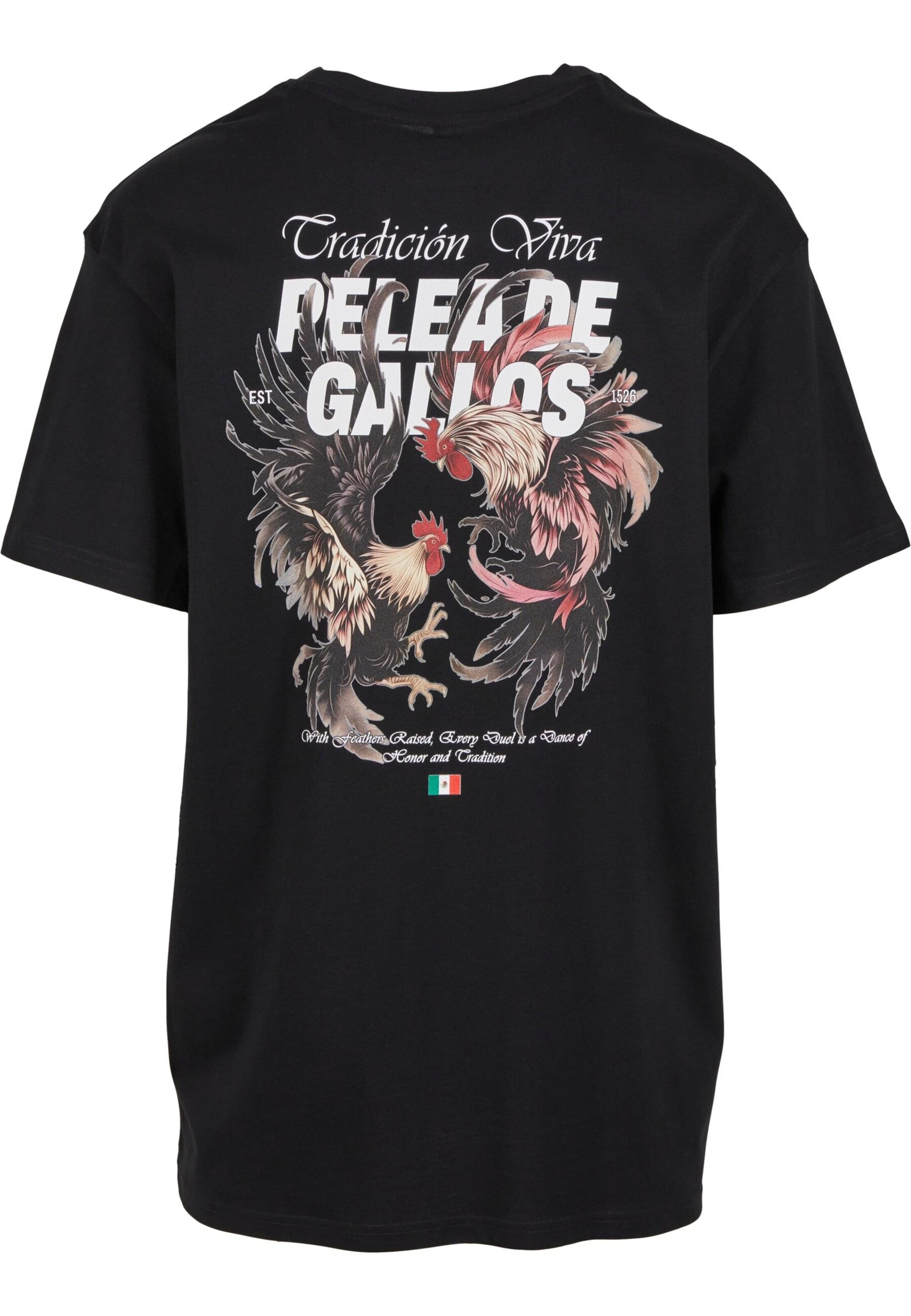 Maglietta 'Pelea De Gallos' di Mister Tee in nero