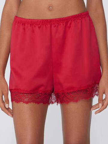 Tezenis Regular Pajama Pants in Red: front