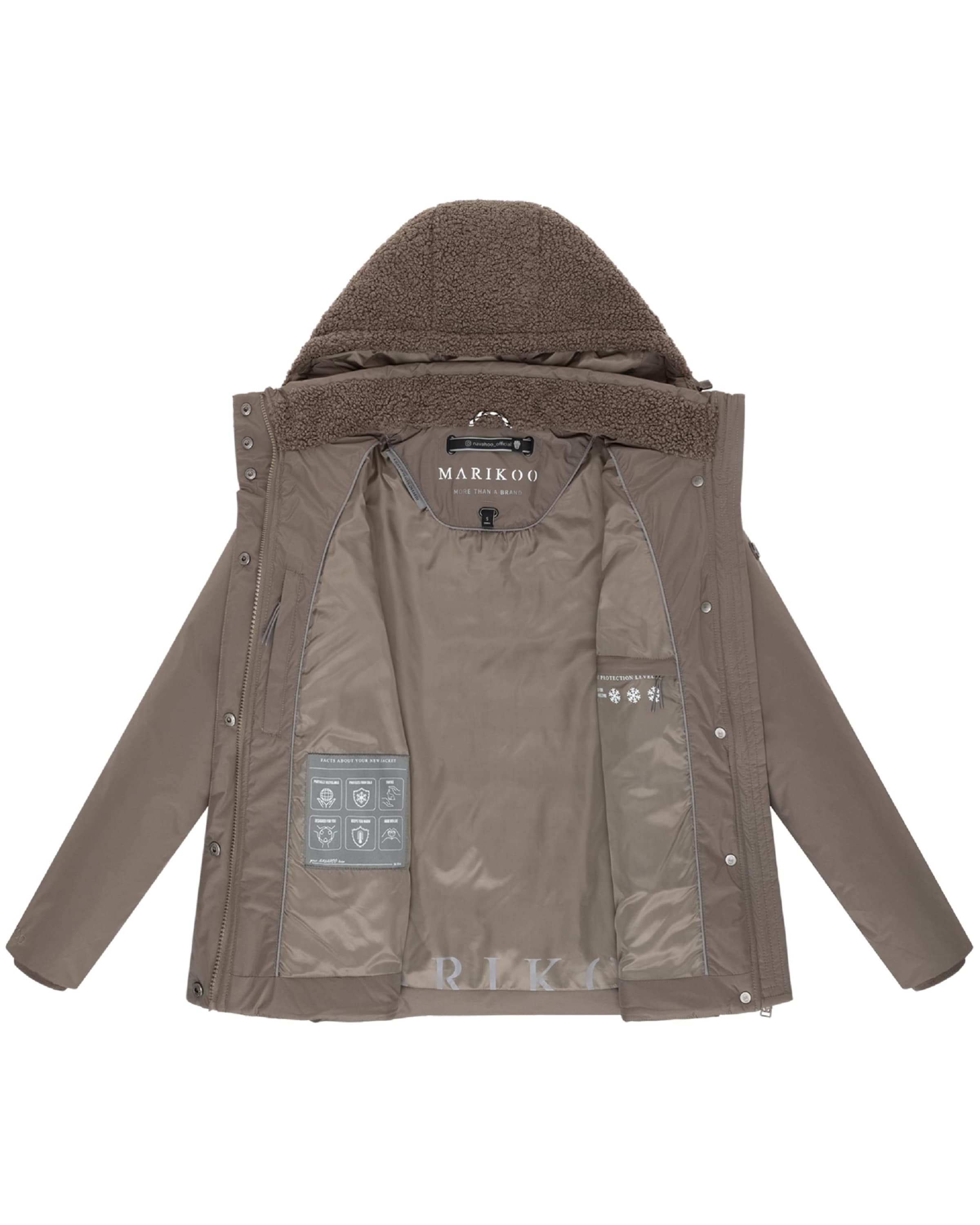 MARIKOO Χειμερινό μπουφάν 'Sheeta 16' σε καφέ