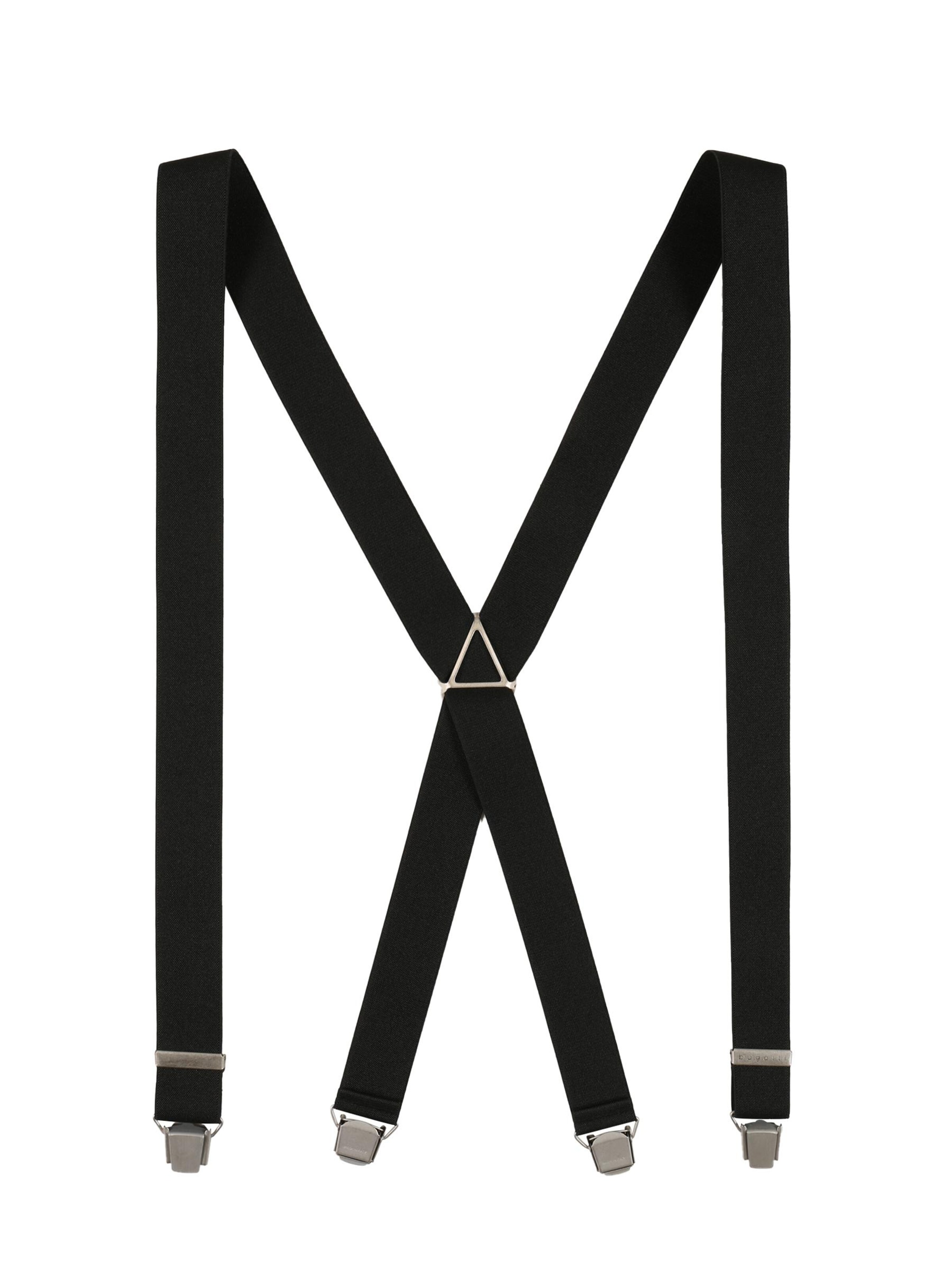 bugatti Suspenders '6796' in Black