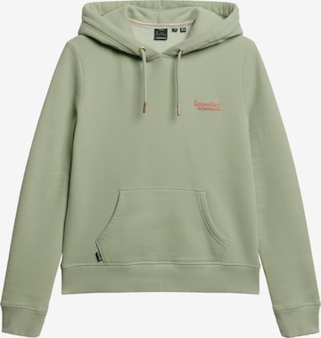 Superdry Sweatshirt in Groen: voorkant