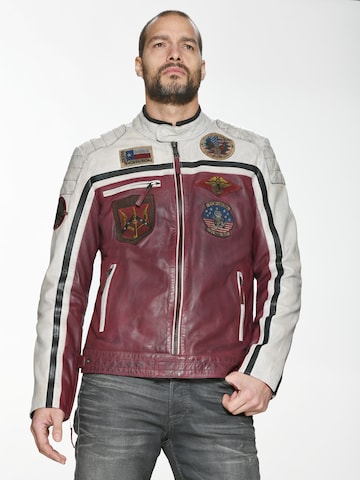 TOP GUN Between-Season Jacket in Red: front