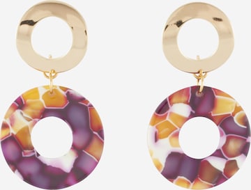 Fräulein Wunder Earrings in Purple: front