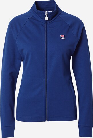 FILA Sports sweat jacket 'Benidorm' in Blue: front