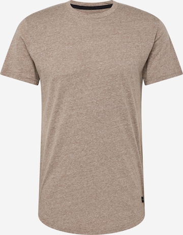 T-Shirt HOLLISTER en marron : devant