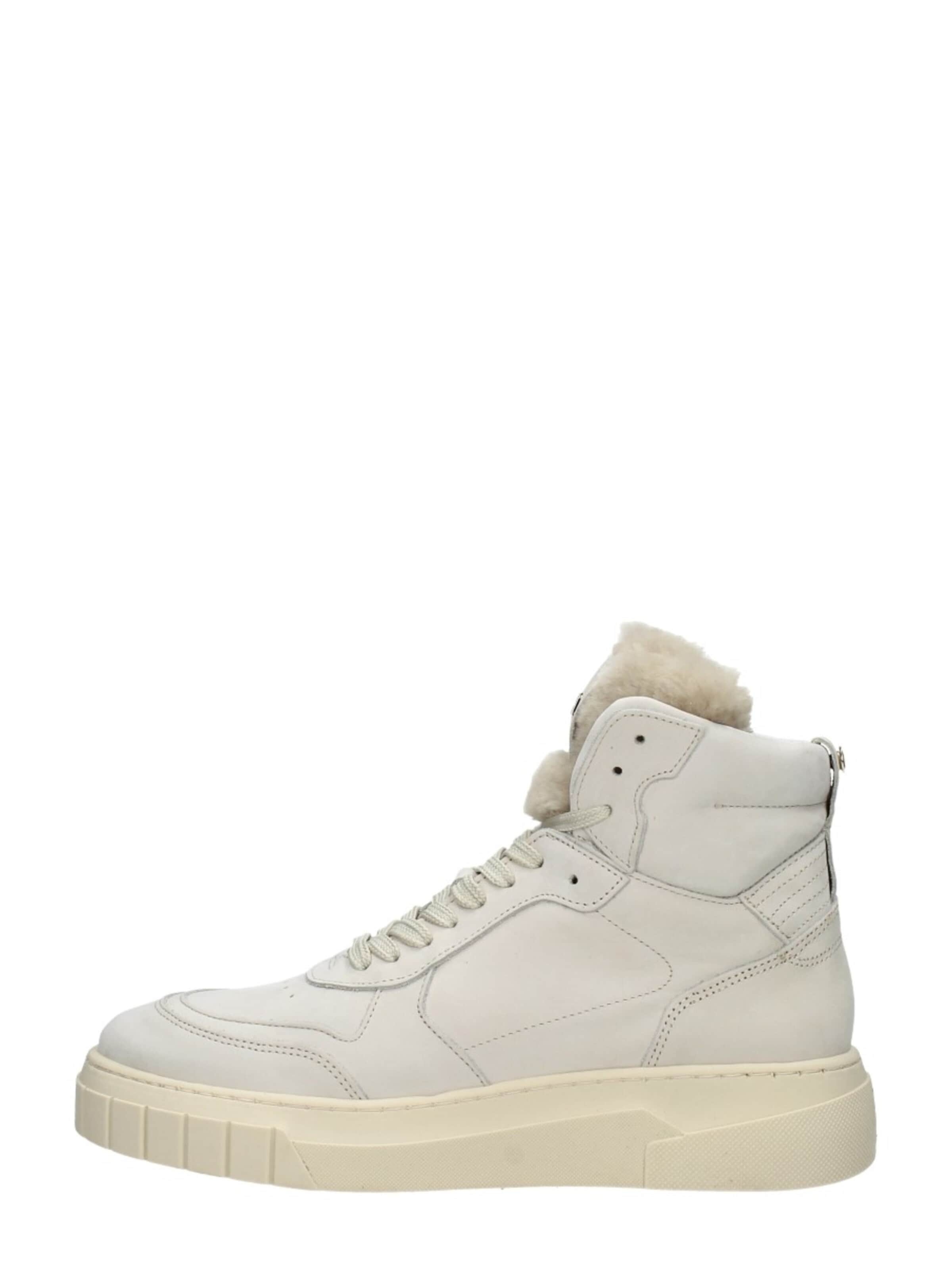 Red-Rag Lace-Up Shoes 'Veterschoenen Hoog' in Beige: front