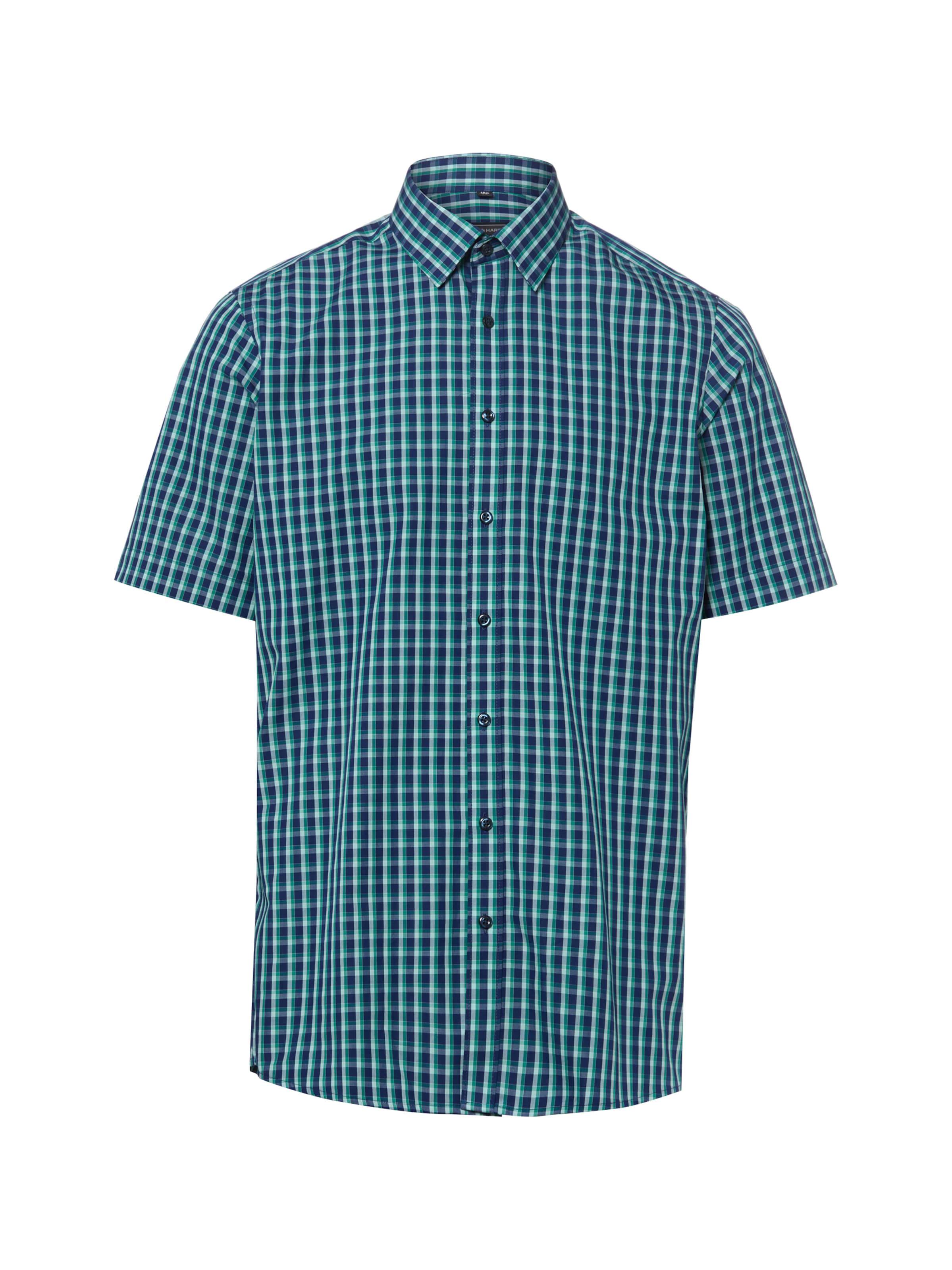 Finshley & Harding Hemd in Blau: Vorderseite