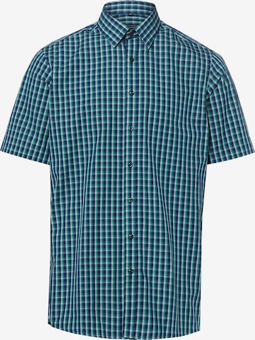Finshley & Harding Hemd in Blau: Vorderseite