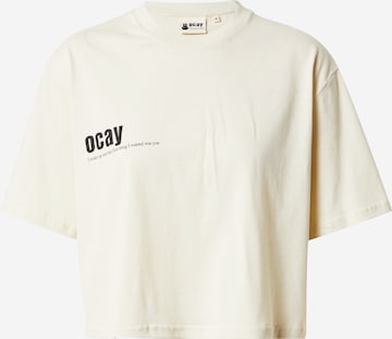 Ocay - Camiseta en blanco: frente