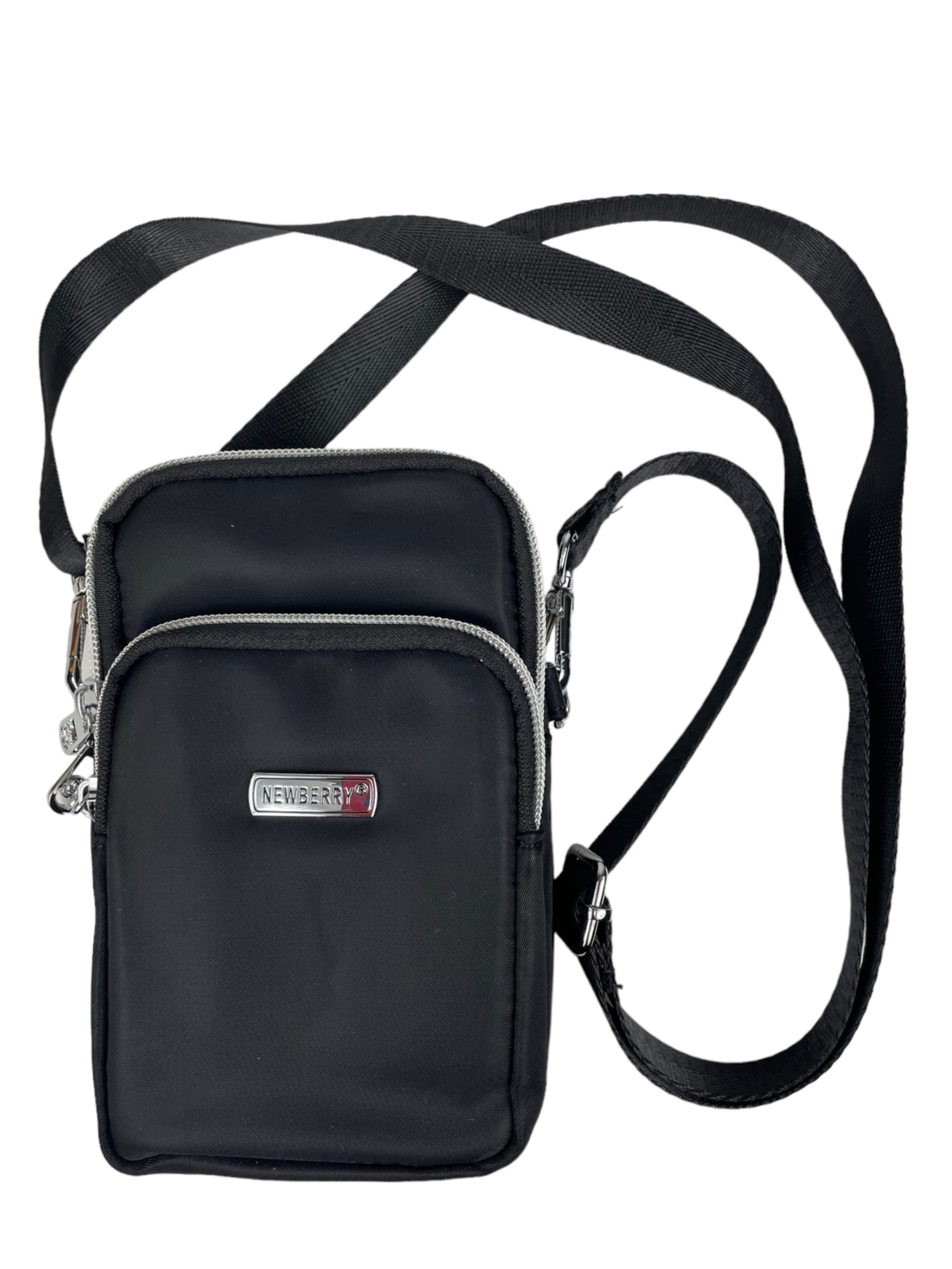 Kumixi Crossbody Bag in Black: front