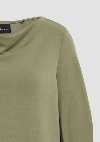 s.Oliver BLACK LABEL Футболка в Зеленый