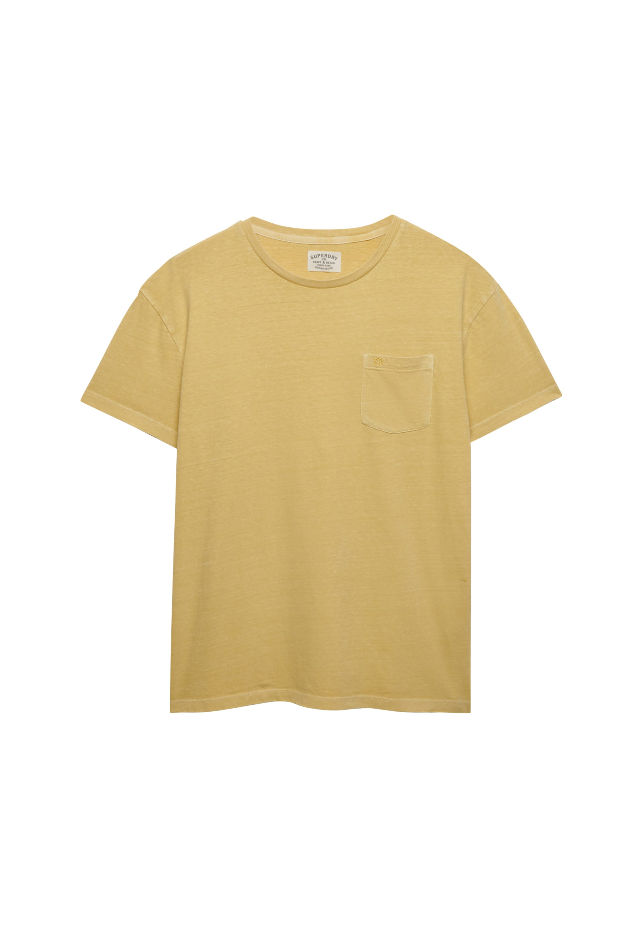 Superdry & Co Shirt in Geel: voorkant