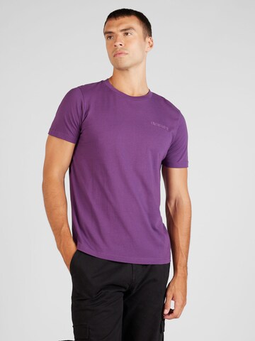 QS T-Shirt in Lila: Vorderseite