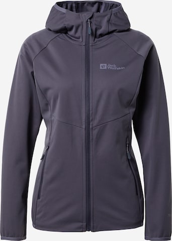 JACK WOLFSKIN Outdoor Jacket in Grey: front