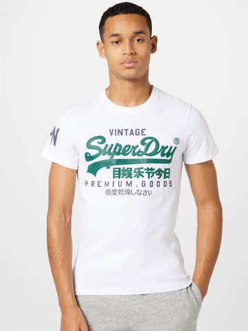 Superdry - Camiseta en blanco: frente