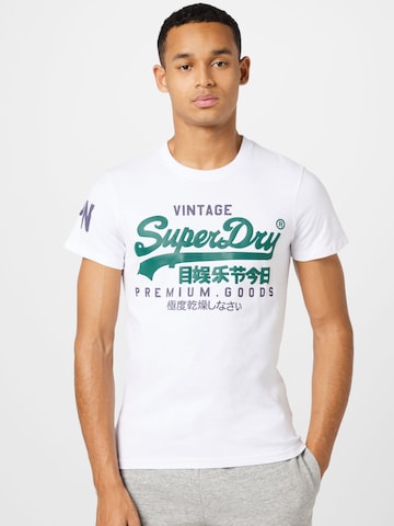 Superdry T-shirt i vit: framsida