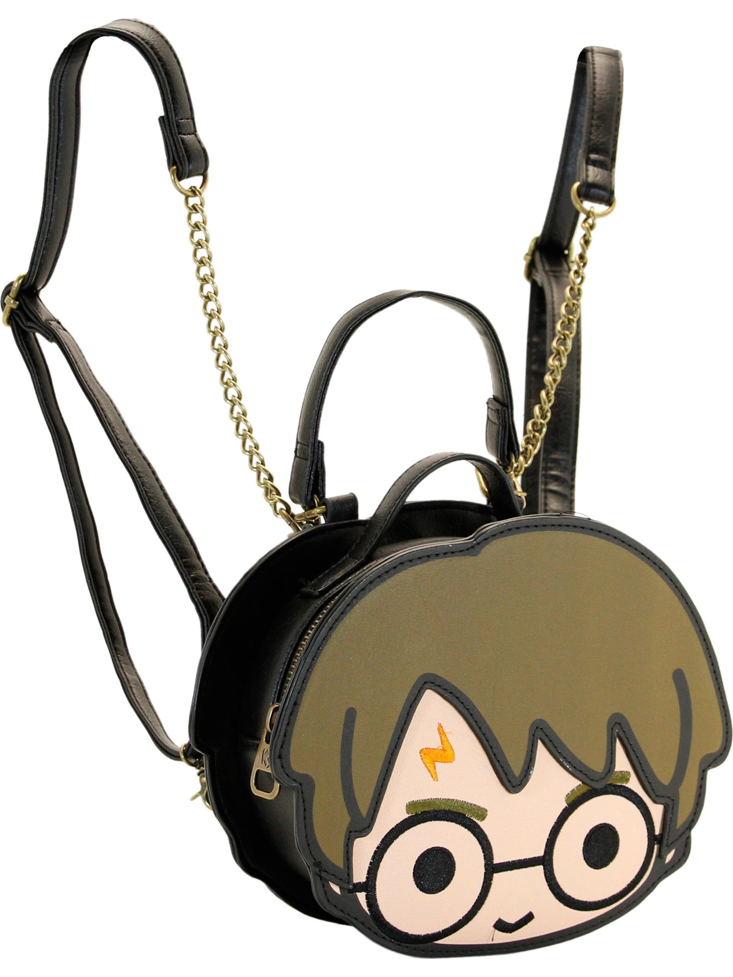 Warner Bros. Backpack 'Harry Potter Chibi-Face' in Brown