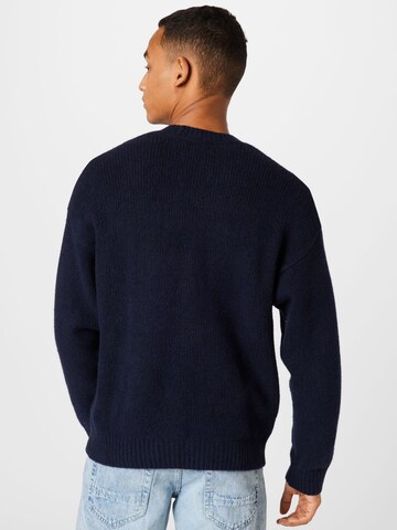 Abercrombie & Fitch Pullover 'FUZZY' in Blau
