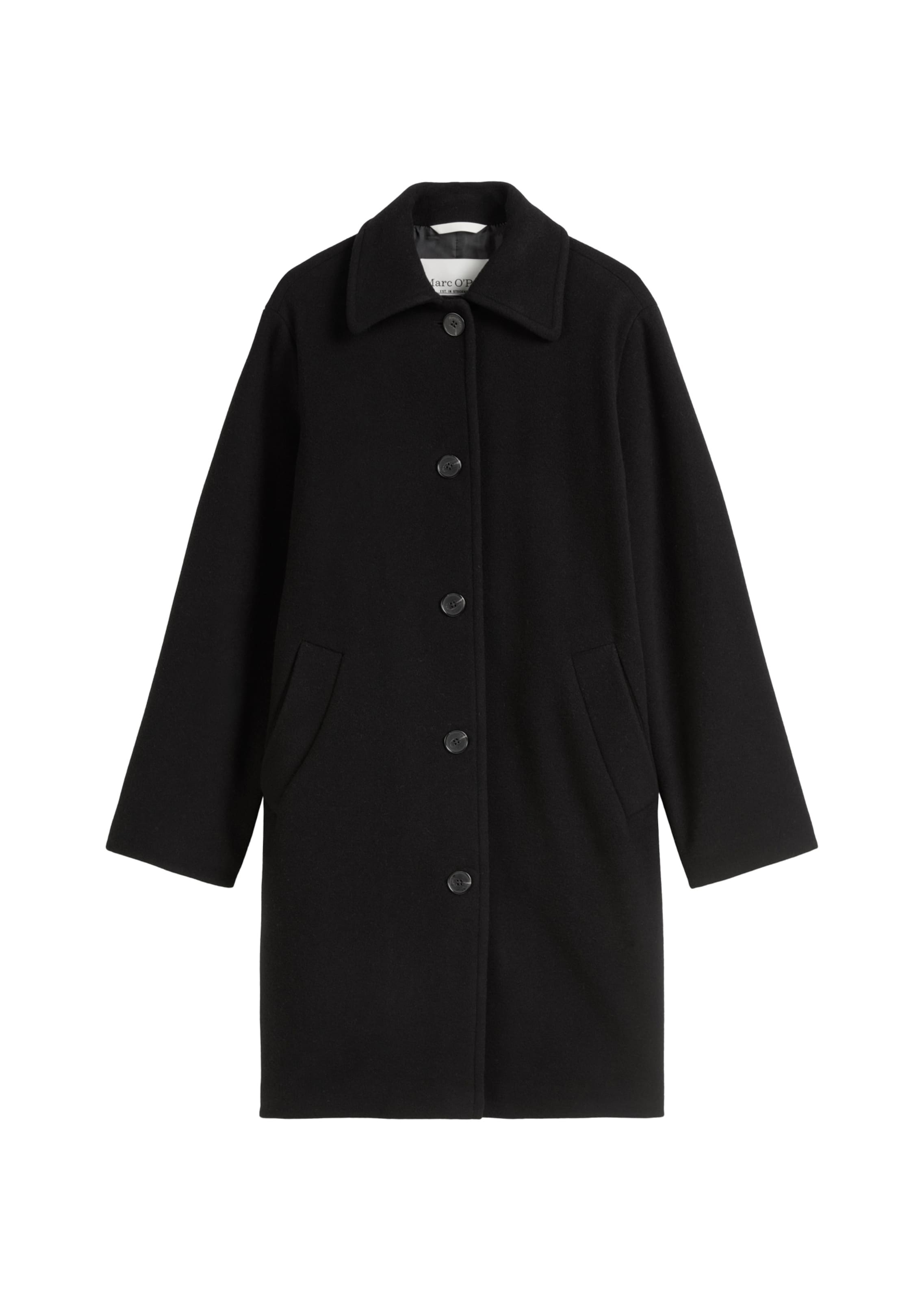 Marc O'Polo Tussenmantel in Zwart: voorkant