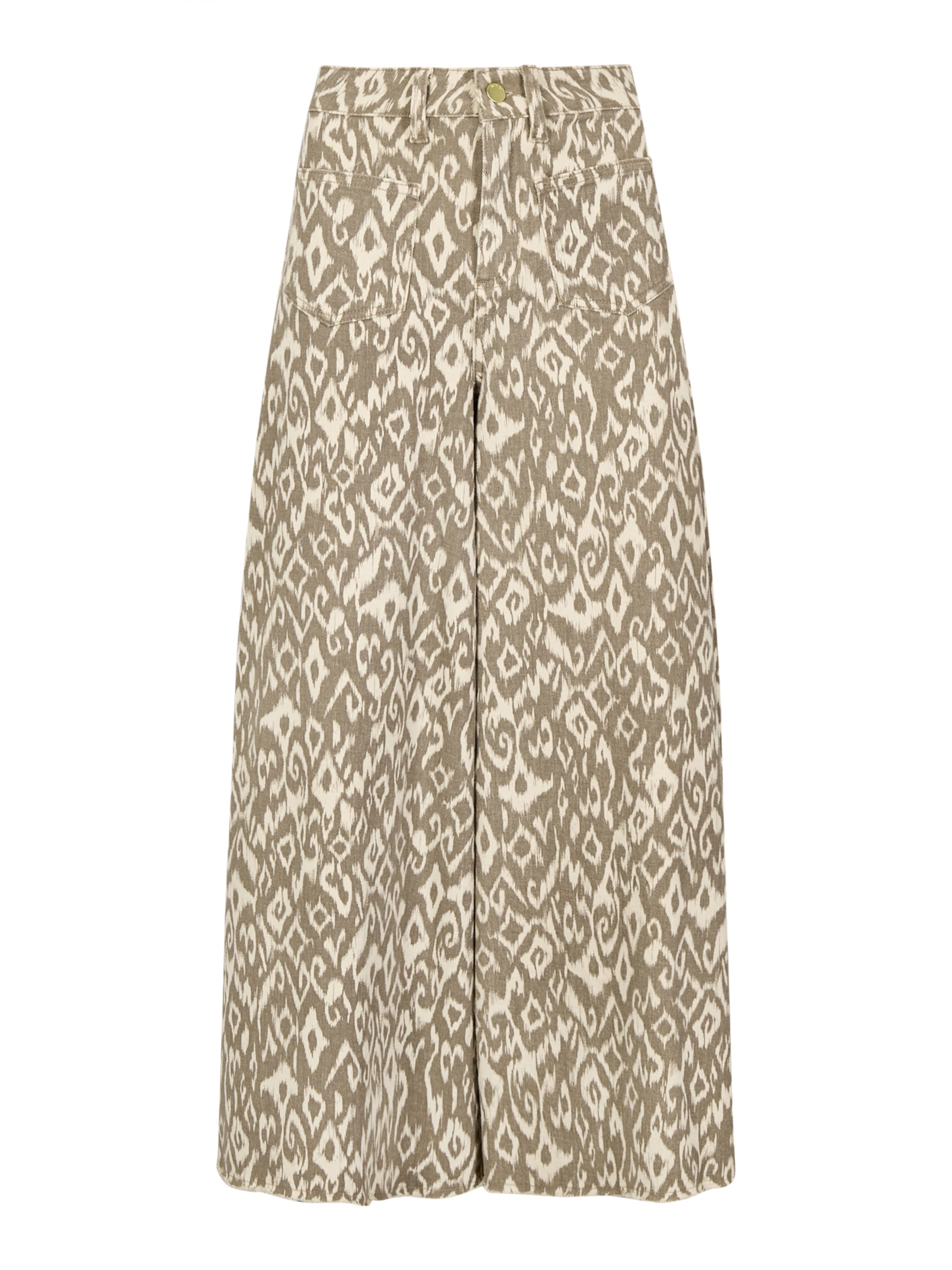 Loosefit Jean Apricot en beige : devant