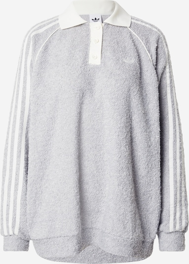 Megztinis be užsegimo iš ADIDAS ORIGINALS, spalva – pilka / balta, Prekių apžvalga