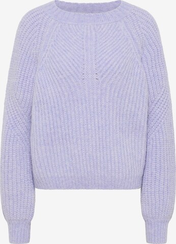 IZIA Sweater in Purple: front