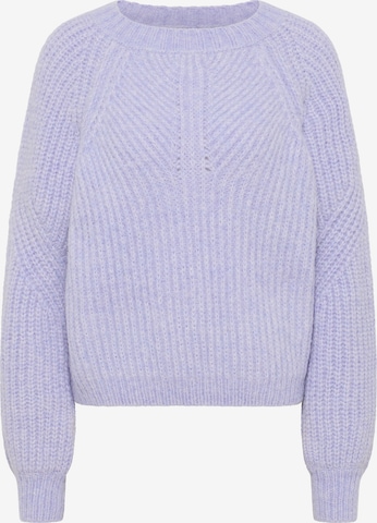 IZIA Sweater in Purple: front