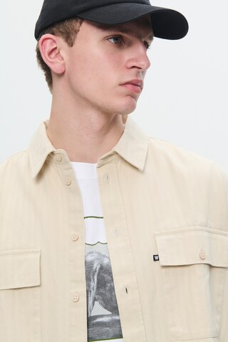 WOOD WOOD Comfort Fit Hemd 'WWAxl' in Beige
