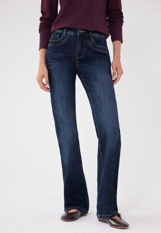 Street One Studio Bootcut Jeans in Blau: Vorderseite