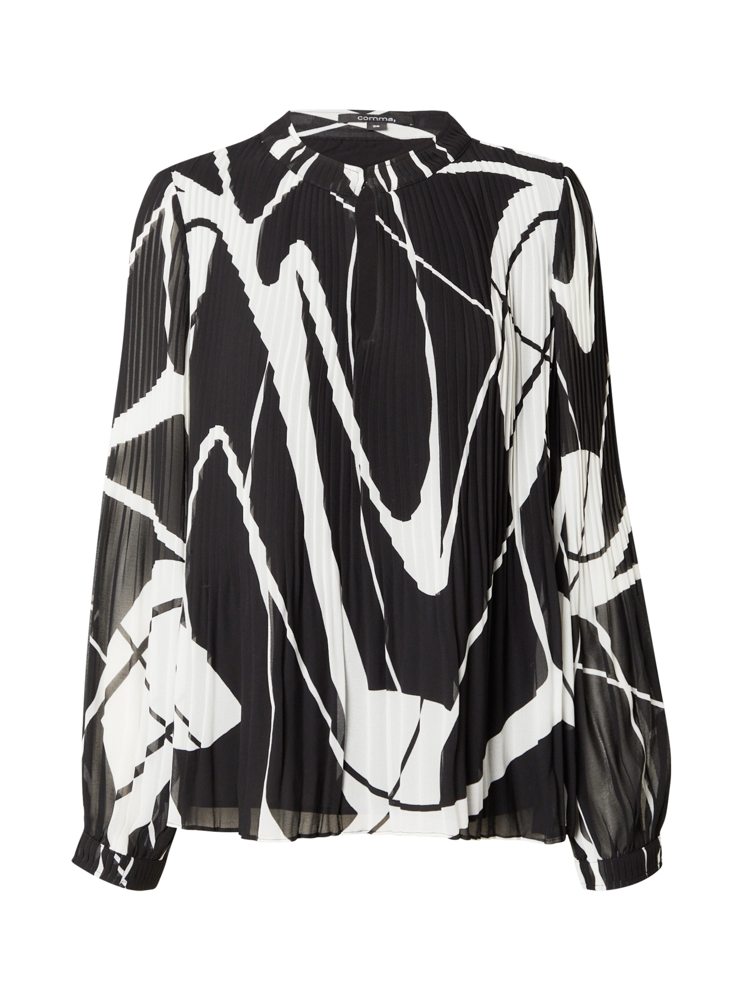 COMMA Bluse in Schwarz: Vorderseite