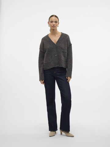 VERO MODA Strickjacke 'INGRID' in Grau