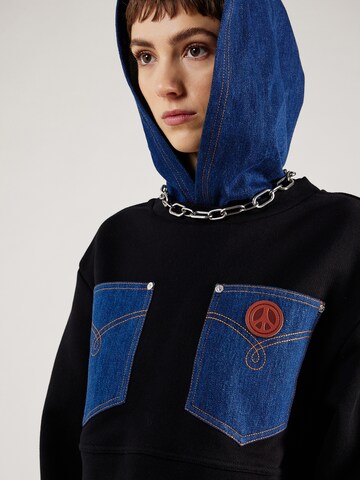 Moschino Jeans Sweatshirt in Zwart