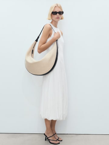 MANGO Dress 'Pumpkin' in White