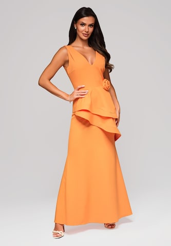 Ombre Evening dress in Orange