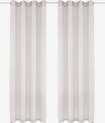 MY HOME Curtains & Drapes in Silver: front