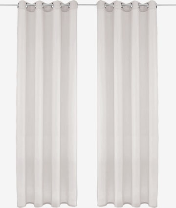 MY HOME Curtains & Drapes in Silver: front
