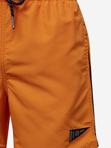 Superdry Plavecké šortky – oranžová