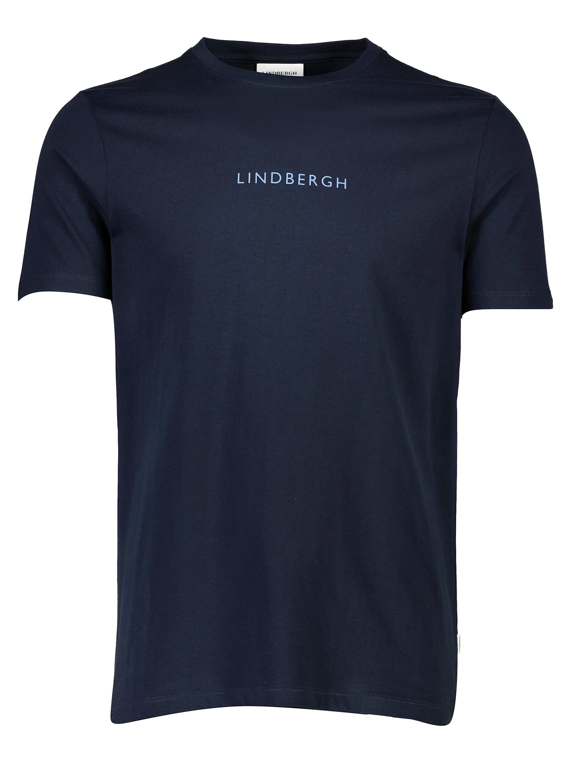 T-Shirt Lindbergh en bleu : devant