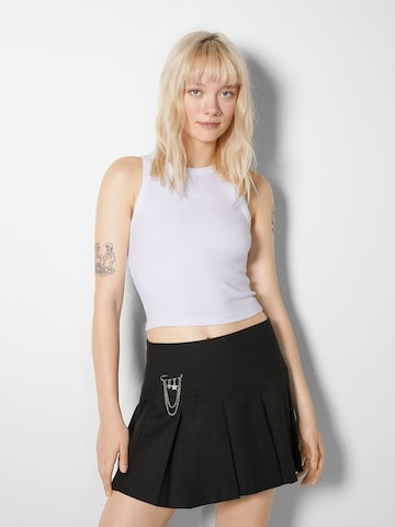 Bershka Skirt in Black: front