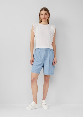 s.Oliver Loosefit Shorts in Blau: Vorderseite