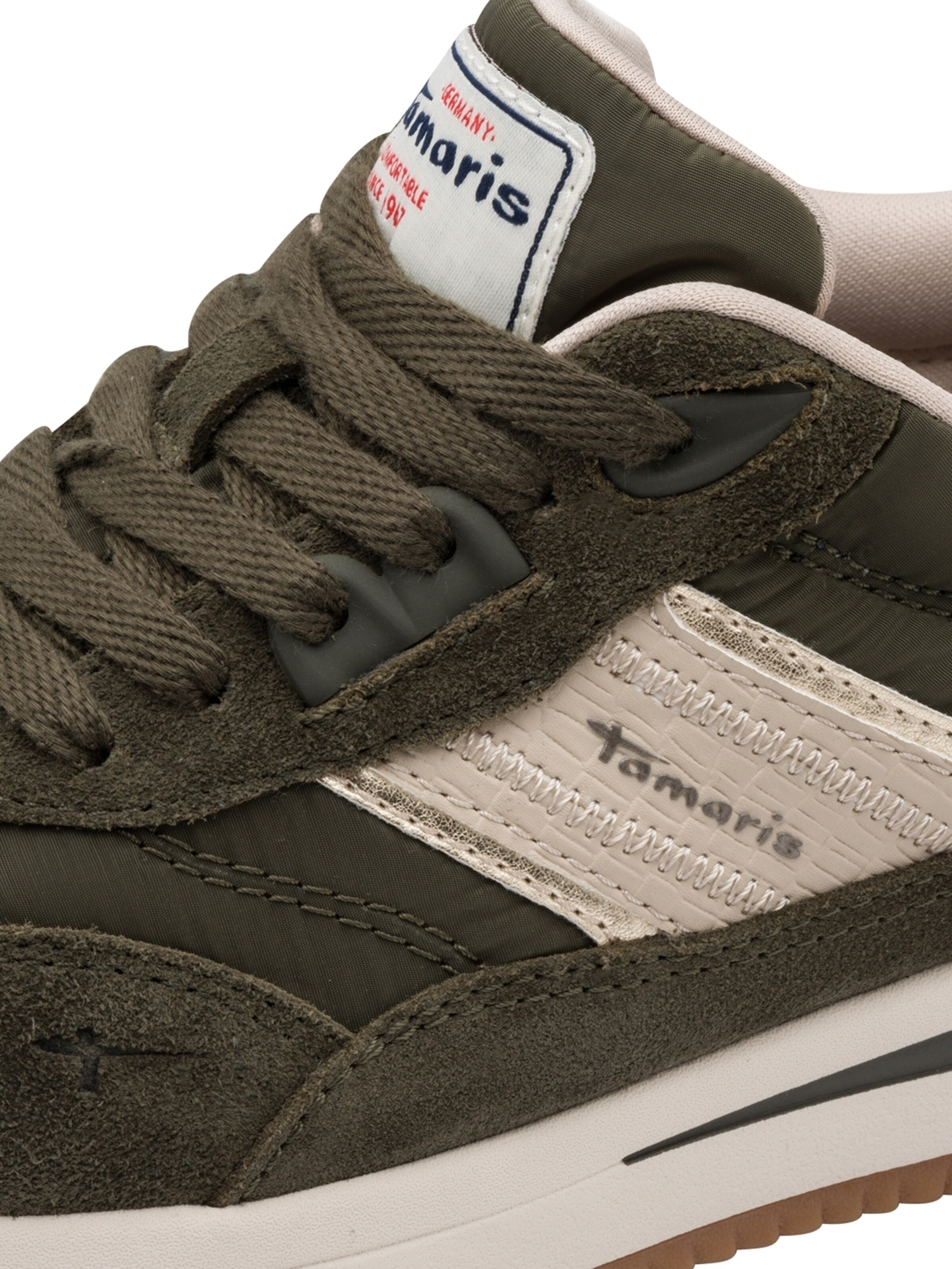 Tamaris Sneakers laag in Groen