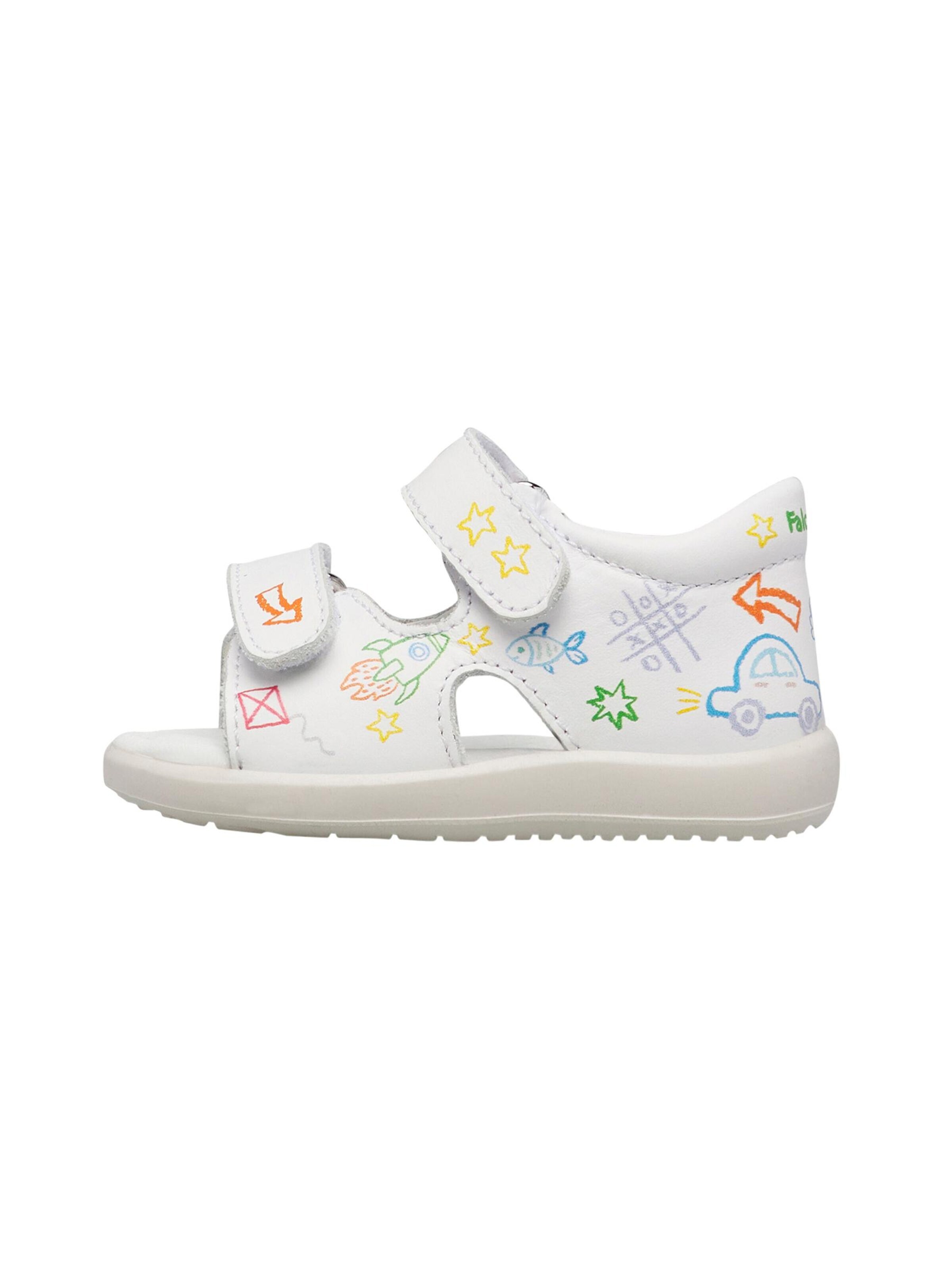 Falcotto Offene Schuhe 'FLIMPY'‌‌‌‌‌‌ in Weiß: Vorderseite
