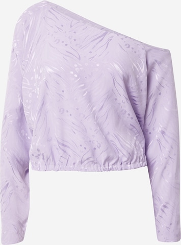 River Island Sweatshirt in Purple: front